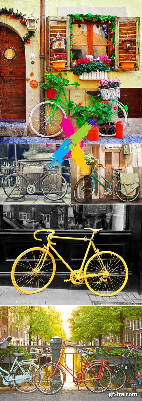 Stock Photo - Old Vintage Bike