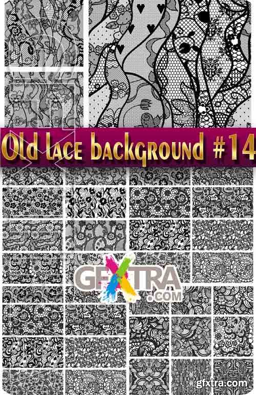 Vintage lace background #14 - Stock Vector