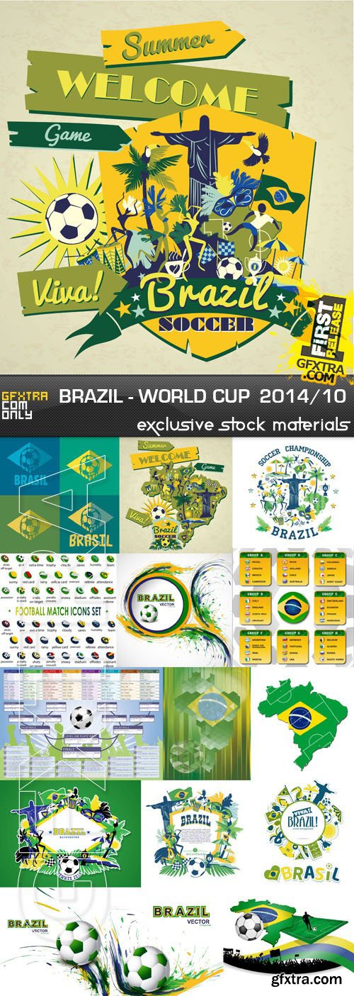 Brazil - FIFA World Cup 2014 vol.10, 25xEPS