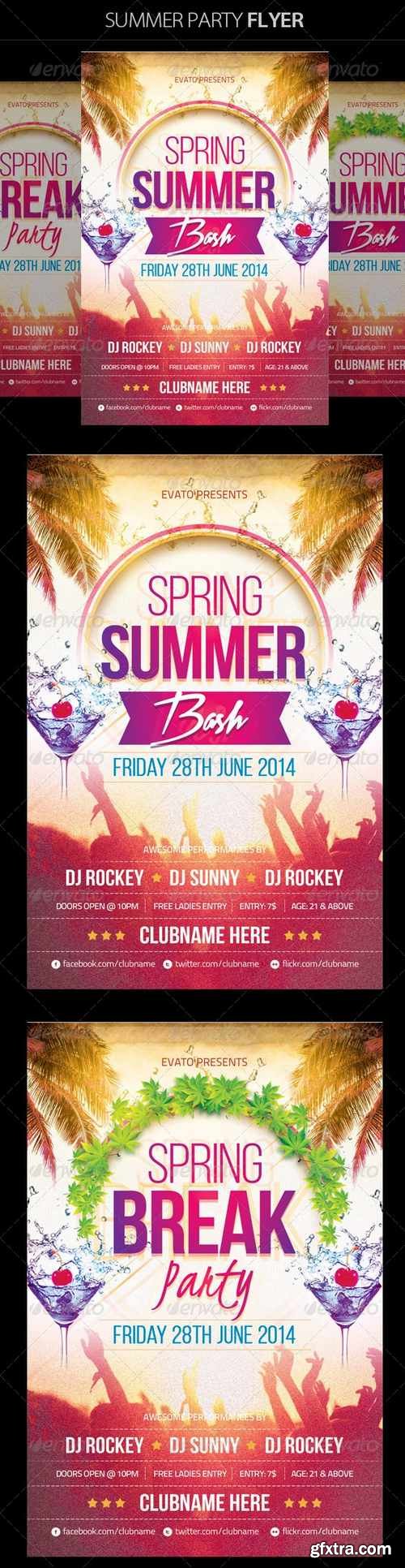 Summer / Spring Party Flyer - Graphicriver 7721989