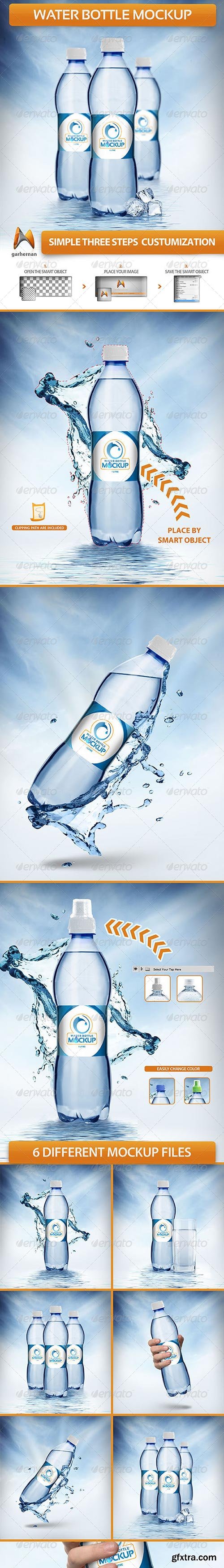 GraphicRiver - Water Bottle Mockup