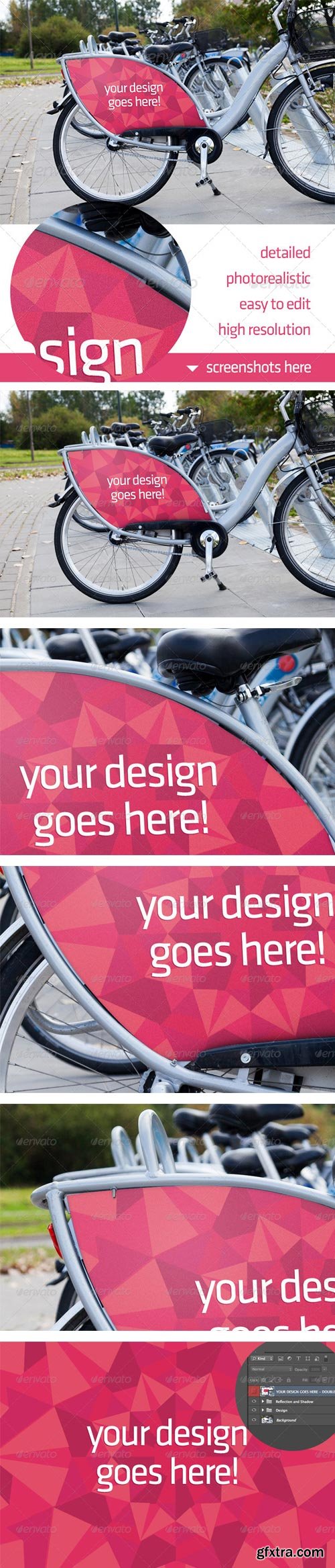 GraphicRiver - Bike Ad Advert Mockup