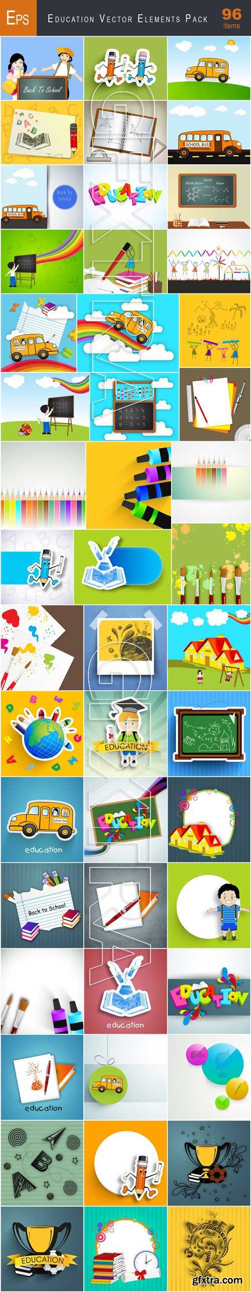 VectorCity Education Vector Elements Pack