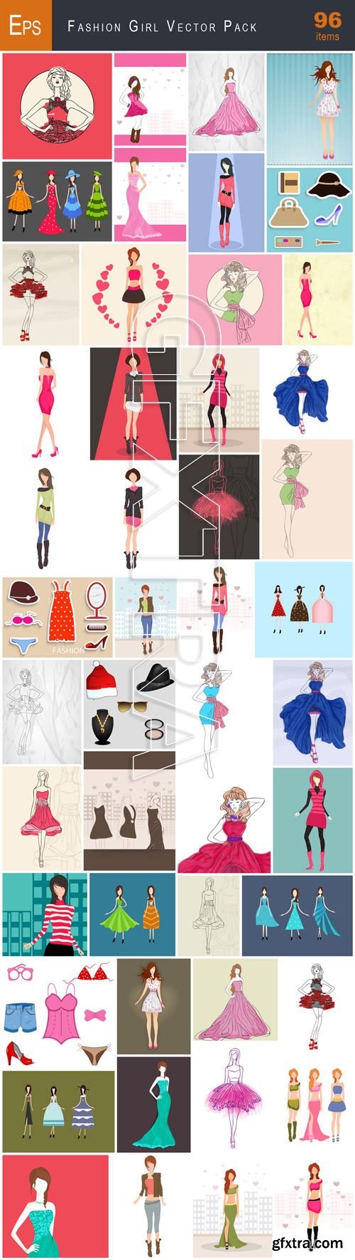 VectorCity Fashion Girl Vector Pack