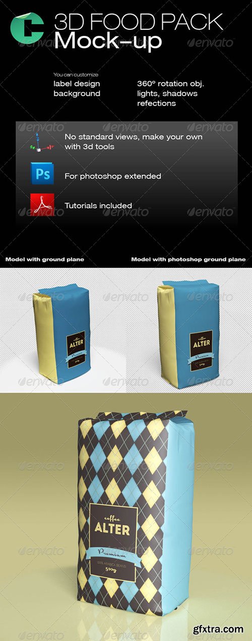 GraphicRiver - 3d Object - Food Pack