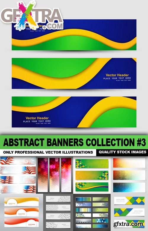 Abstract Banners Collection #3, 25xEPS