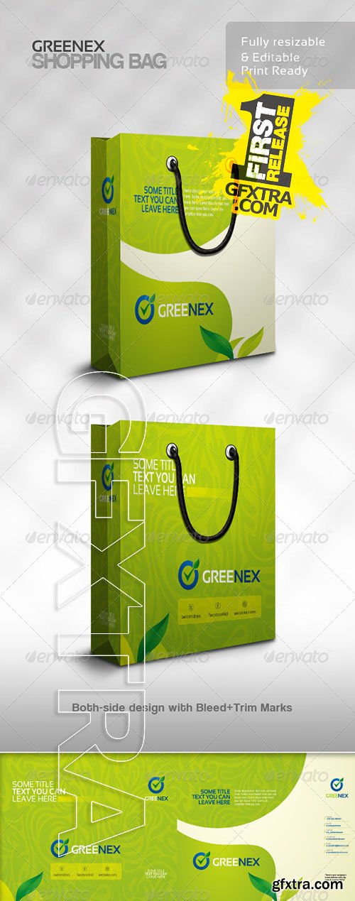 Graphicriver Greenex Multipurpose Creative Shopping Bag 3706961