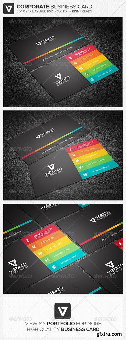 GraphicRiver - Modern & Flat Business Card 32 - 7620723