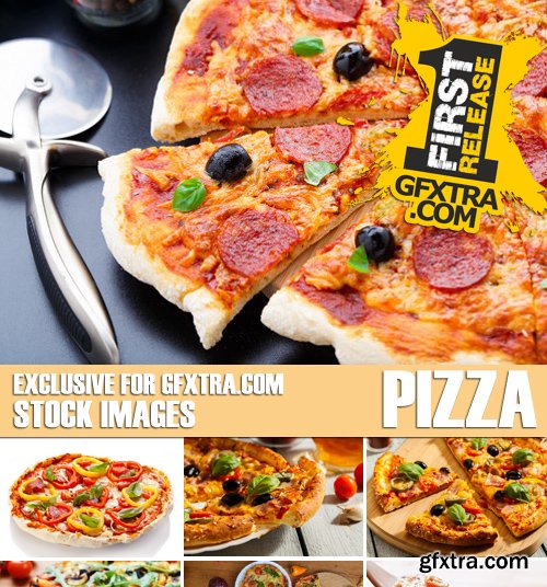 Stock Photos - Pizza, 25xJPG