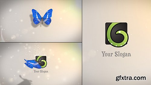 Videohive Butterfly Logo Reveal 6063266