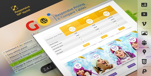 CodeCanyon - Go v2.4.1 - Responsive Pricing & Compare Tables for WP