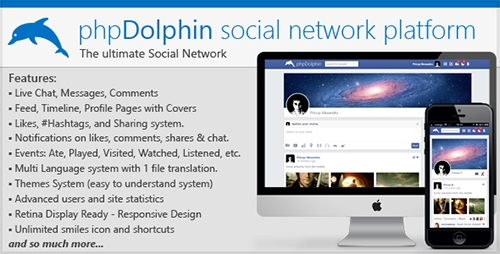 CodeCanyon - phpDolphin v1.3.0 - Social Network Platform