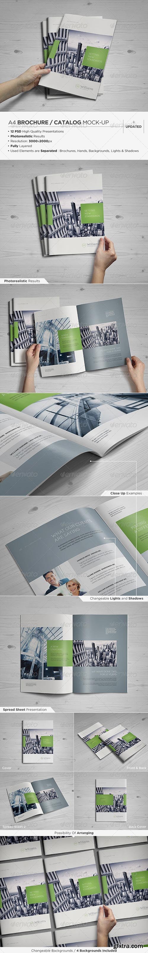 GraphicRiver - A4 Brochure / Catalog Mock-Up 4236480