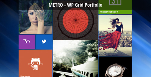 CodeCanyon - Metro v1.10 - WordPress Grid Portfolio