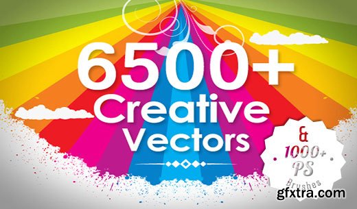 6500+ Royalty Free Vectors & 1000+ Photoshop Brushes