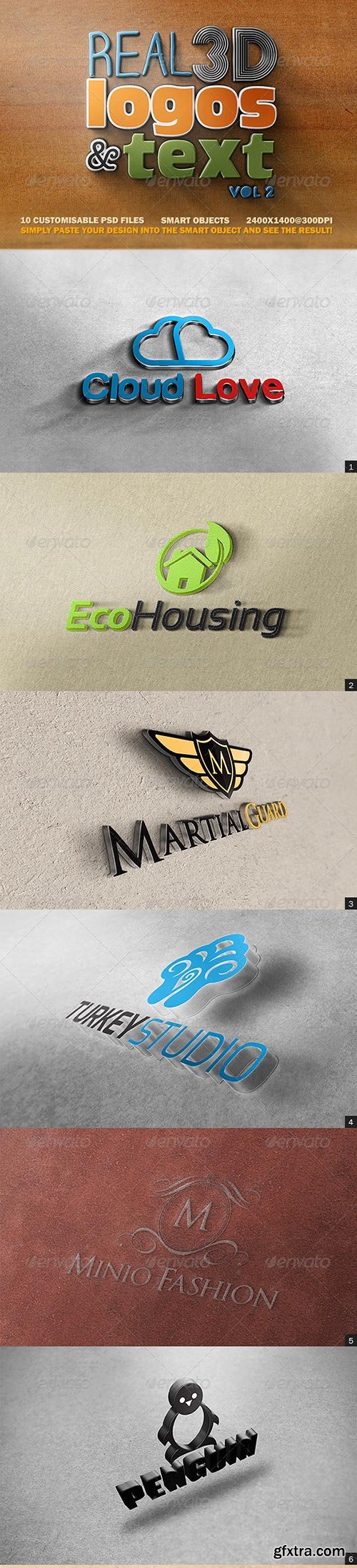 GraphicRiver - Real 3D Logos and Text - Vol2