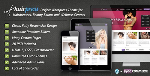 ThemeForest - Hairpress v4.3.2 - WordPress Theme for Hair Salons