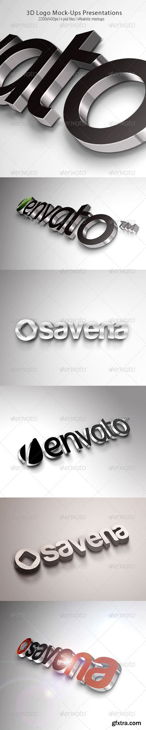 GraphicRiver - 3D Logo Mock-Ups Presentations 4577738