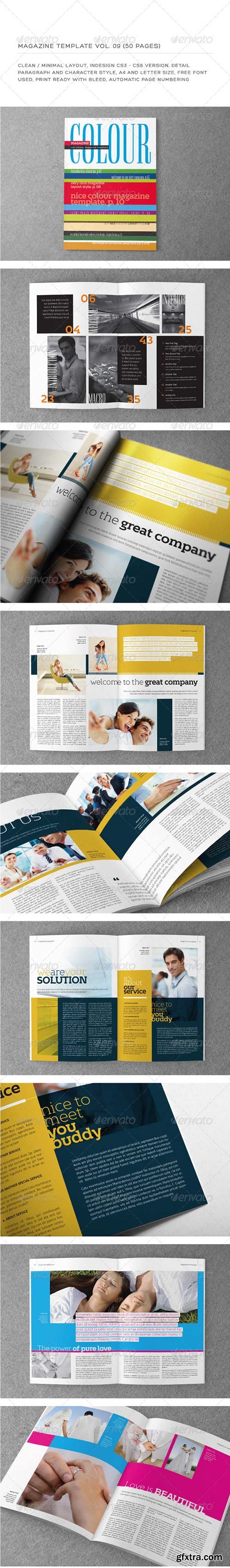 GraphicRiver - InDesign Magazine Template Vol. 09 (50 pages)