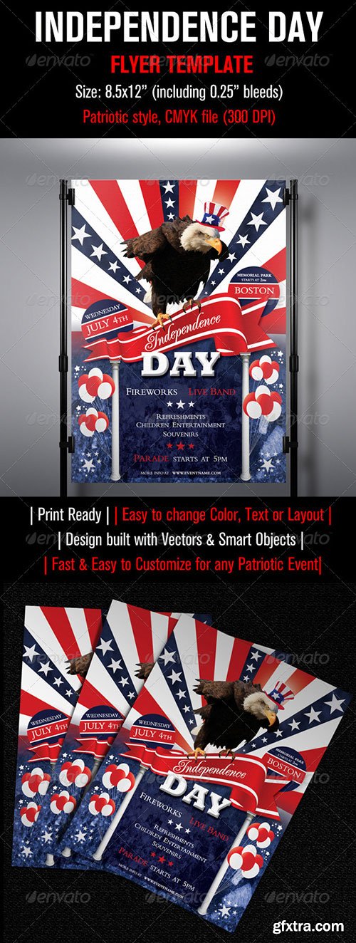 GraphicRiver - Independence Day Flyer Template 2441156
