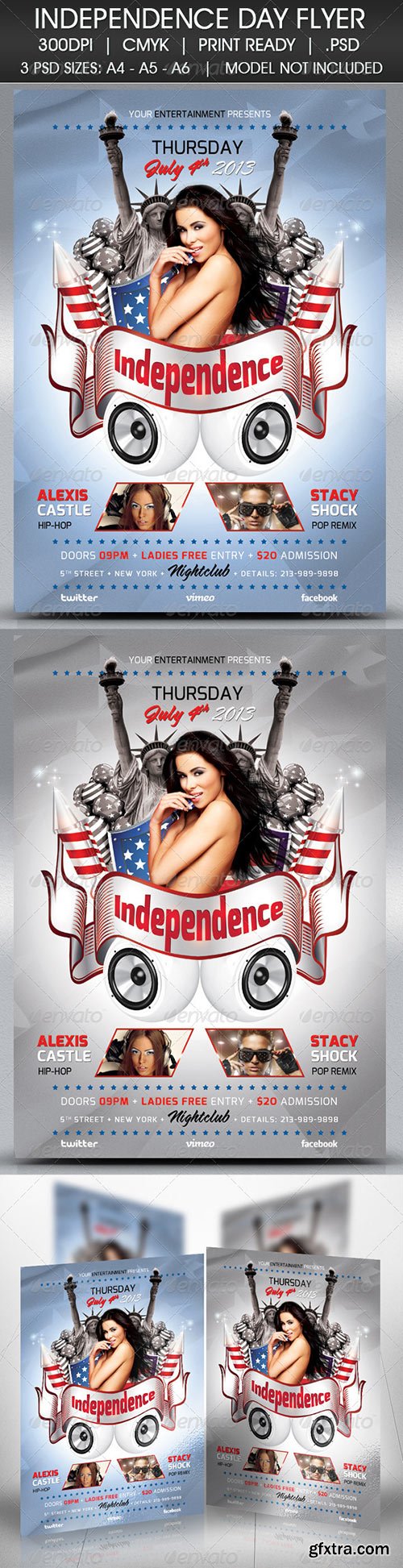 GraphicRiver - Independence Day Flyer 4734302