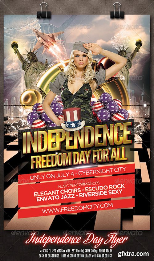 GraphicRiver - Independence Day Flyer 4794321