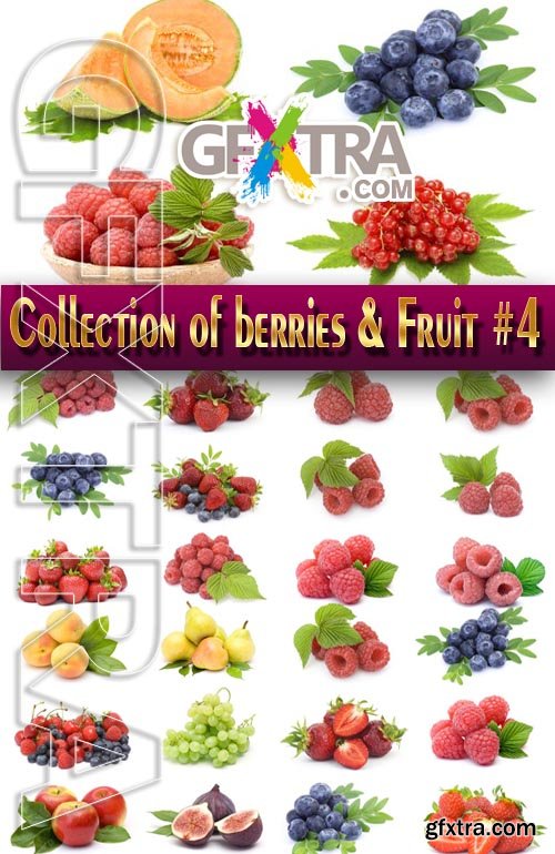 Food. Mega Collection. Berries and Fruits #4 - Stock Photo