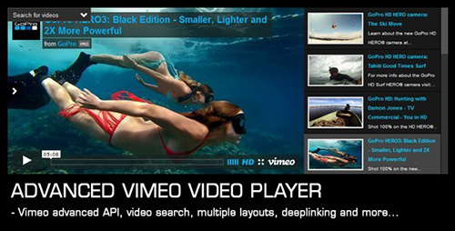 CodeCanyon - Advanced Vimeo Video Player v1.0