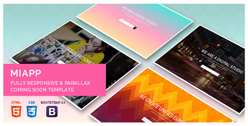 ThemeForest - Miapp - Responsive and Parallax Coming Soon Theme - RIP