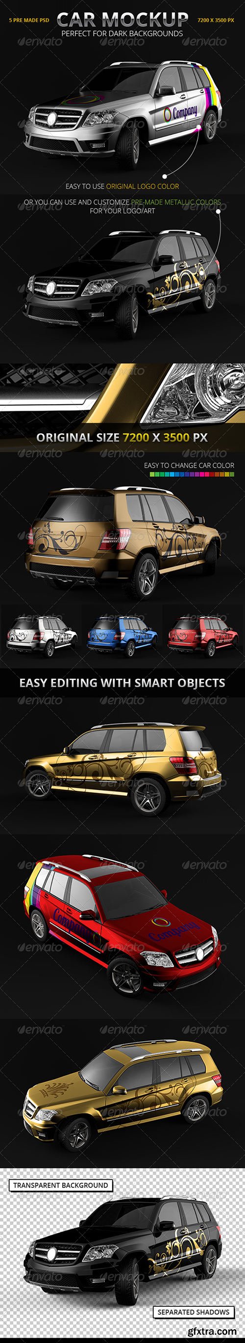 GraphicRiver - Car Branding Mockup (SUV)