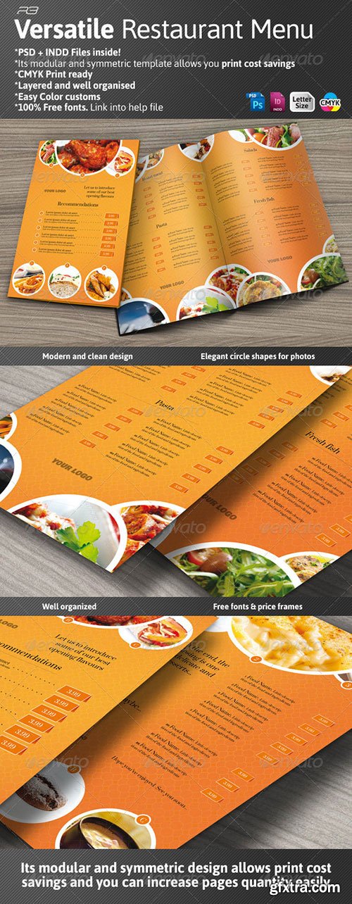 GraphicRiver - Versatile Restaurant Menu