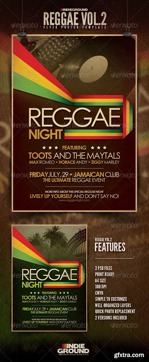 GraphicRiver - Reggae Flyer/Poster Vol. 2