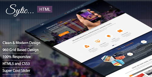 ThemeForest - Sytic - One-Page Responsive Multipurpose Template - FULL