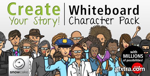 Videohive Create Your Story Whiteboard Character Pack 5833338 Version 4
