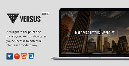 ThemeForest - Versus - Responsive One Page HTML5 Template - RIP