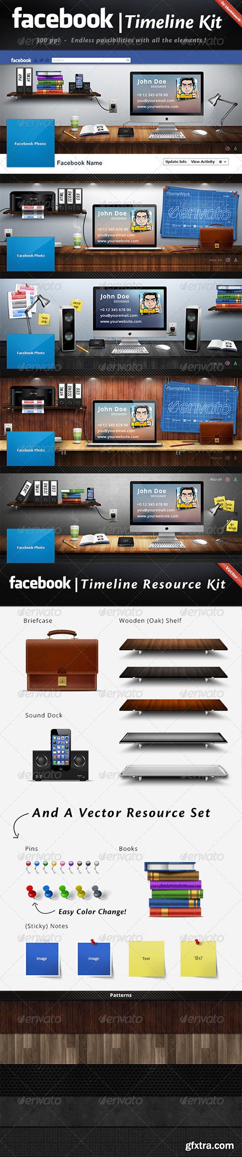 GraphicRiver - FB Timeline Kit 3091038