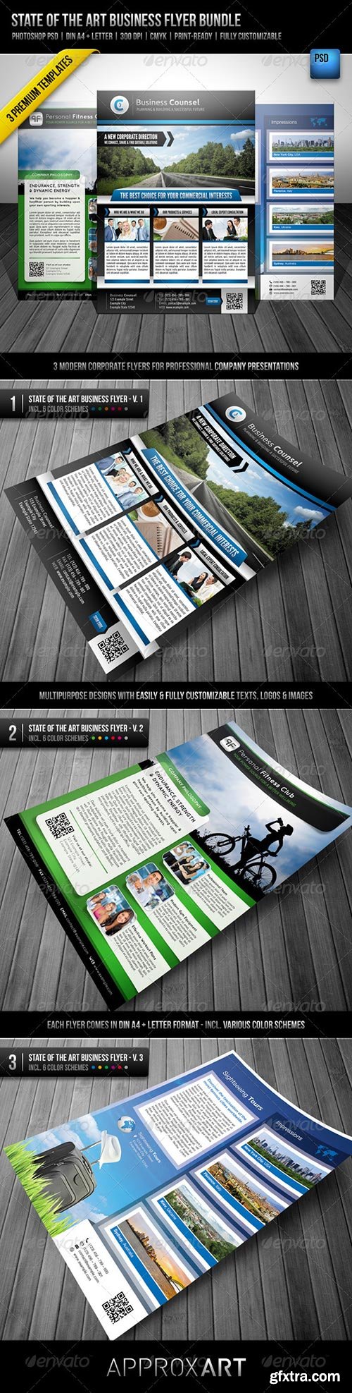 GraphicRiver - State of the Art Business Flyer Bundle