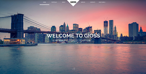 ThemeForest - Gioss - Responsive HTML One Page Parallax - FULL