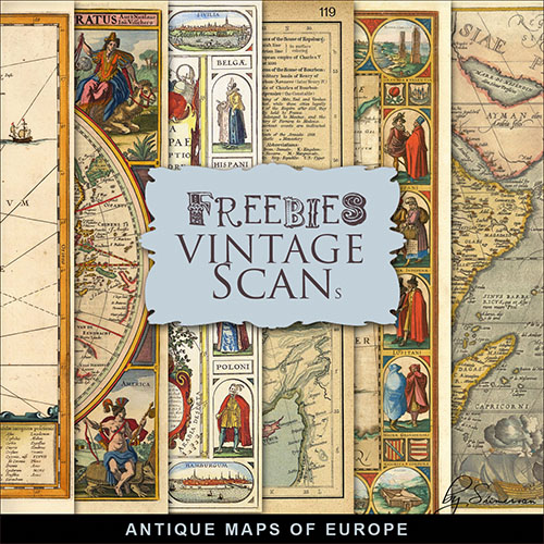 Textures - Antique Map 2014 Vol.15
