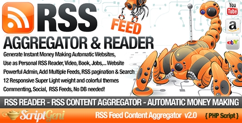 CodeCanyon - RSS Aggregator v2.0 - Niche RSS Site Builder