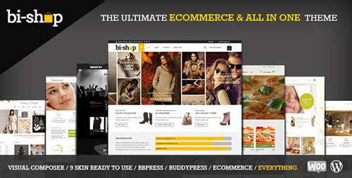 ThemeForest - Bi-shop All In One v1.0.2 - Ecommerce & Corporate theme