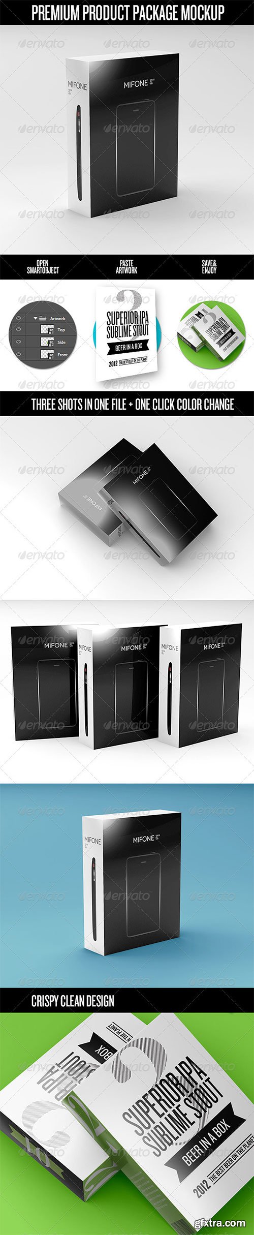 GraphicRiver - Premium Product Box / Package Mock-Up