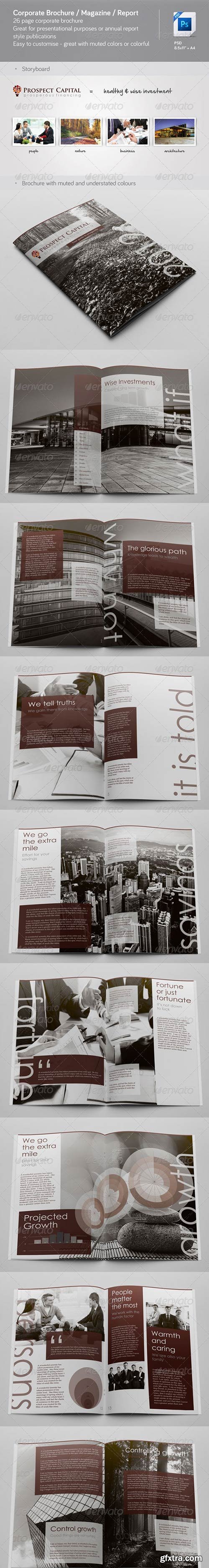 GraphicRiver - Corporate Brochure / Magazine / Annual Report