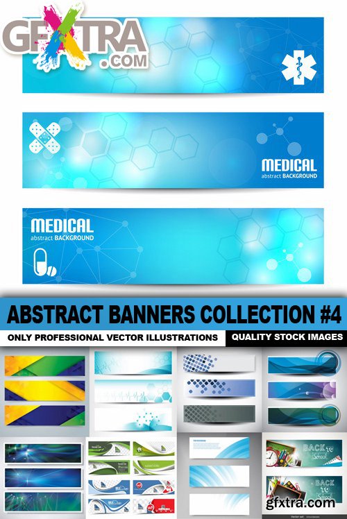 Abstract Banners Collection #4, 25xEPS