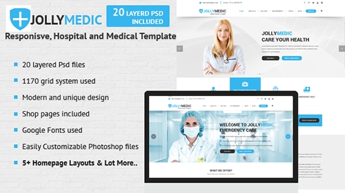 Mojo-Themes - Jollymedic - Hospital Medical HTML5 Website Template - RIP