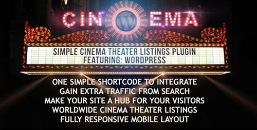 CodeCanyon - Simple Cinema Theatre v0.92 Listings Plugin