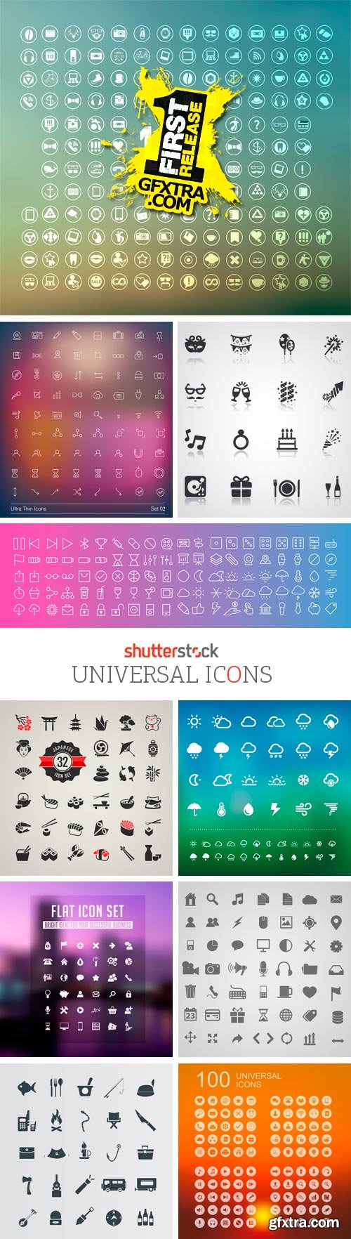 Universal Icons 25xEPS