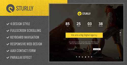 ThemeForest - Sturlly - Responsive Coming Soon Template - RIP