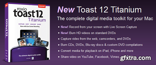 Roxio Toast Titanium 12.0 (Mac OS X)