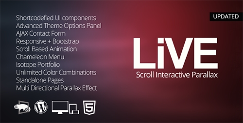 ThemeForest - LIVE v1.9 - Wordpress Interactive One Page Parallax